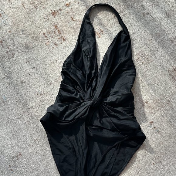 ALEXANDRE VAUTHIER Viscose Stretch Deep V-neck Bodysuit In Black size 36 - Picture 10 of 14